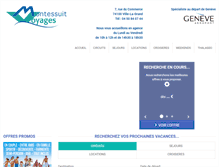 Tablet Screenshot of montessuit-voyages.com